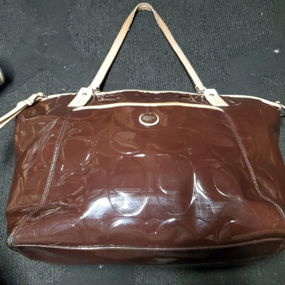 Coach Vintage peyton embossed leather bag - Picture 1 of 6